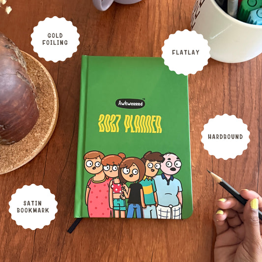 Awkwerrrd Undated Planner | The Whole Family
