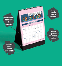 Awkwerrrd Comic Calendar 2020 + Sticker Sheet!
