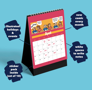 Awkwerrrd Comic Calendar 2020 + Sticker Sheet!