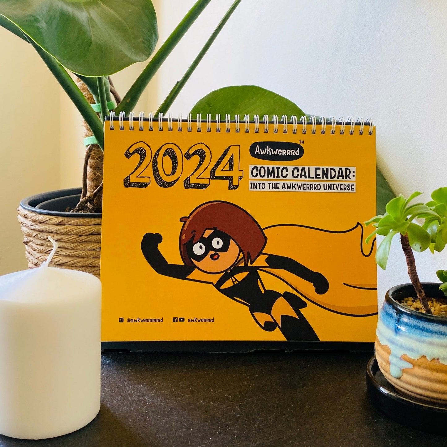 Awkwerrrd Comic Calendar 2024: Into the Awkwerrrd Universe 🚀
