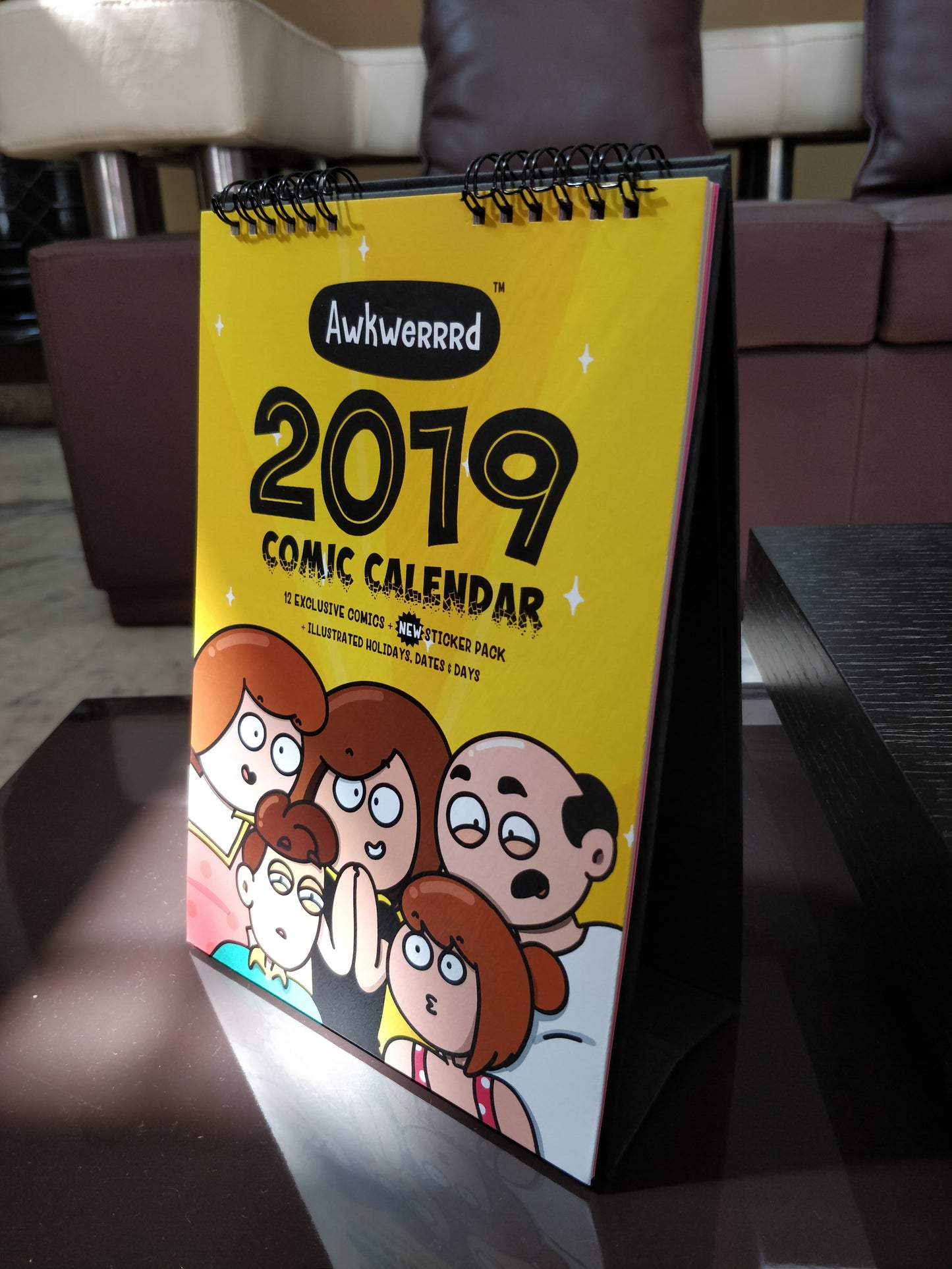 Awkwerrrd Comic Calendar 2019 + Sticker Sheet!
