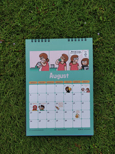 Awkwerrrd Comic Calendar 2019 + Sticker Sheet!