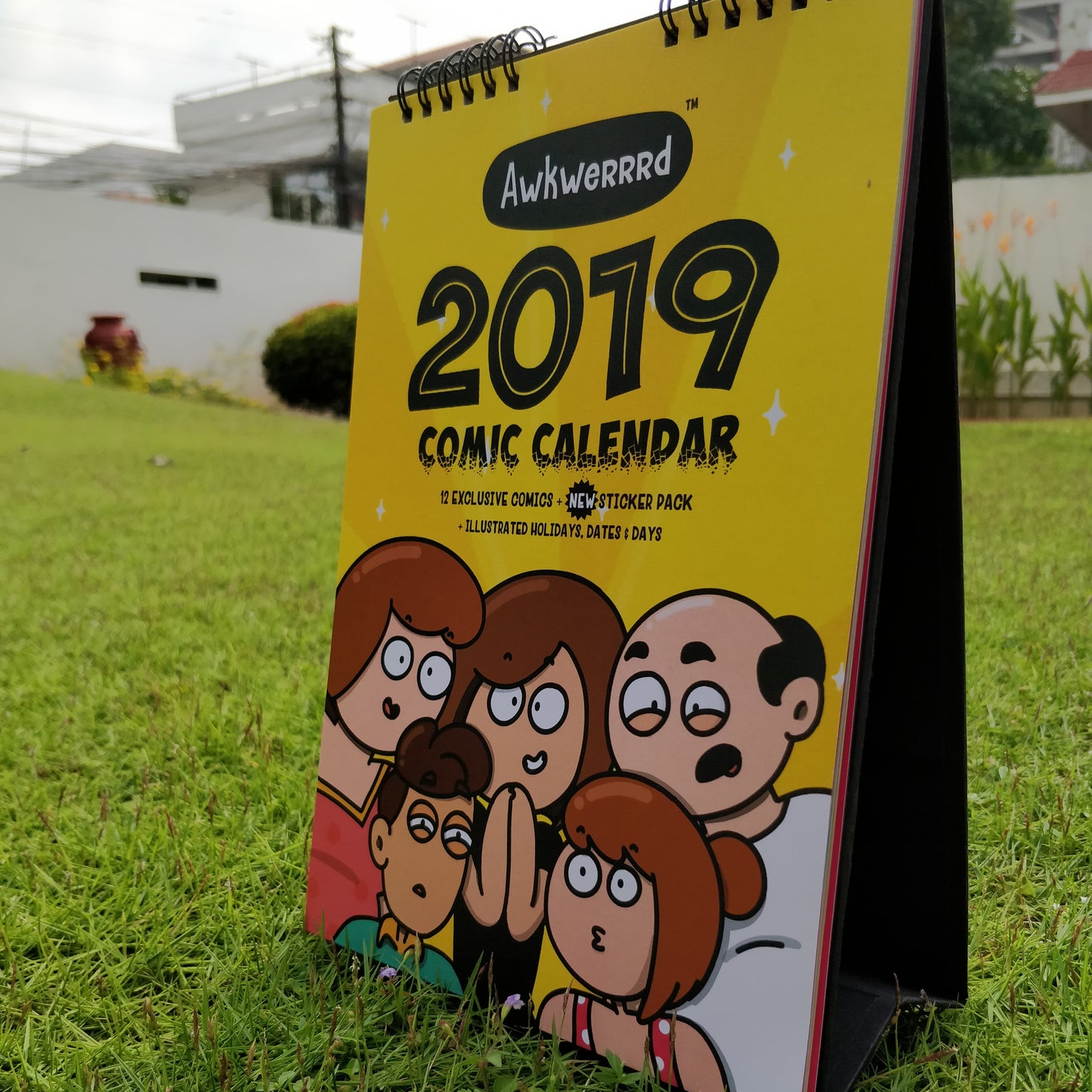 Awkwerrrd Comic Calendar 2019 + Sticker Sheet!