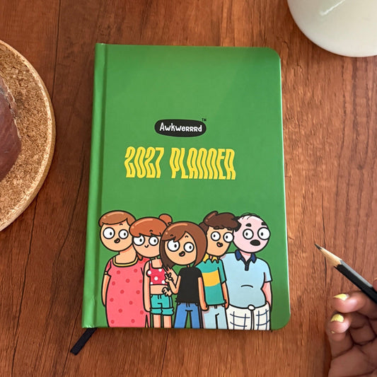 Awkwerrrd Undated Planner | The Whole Family