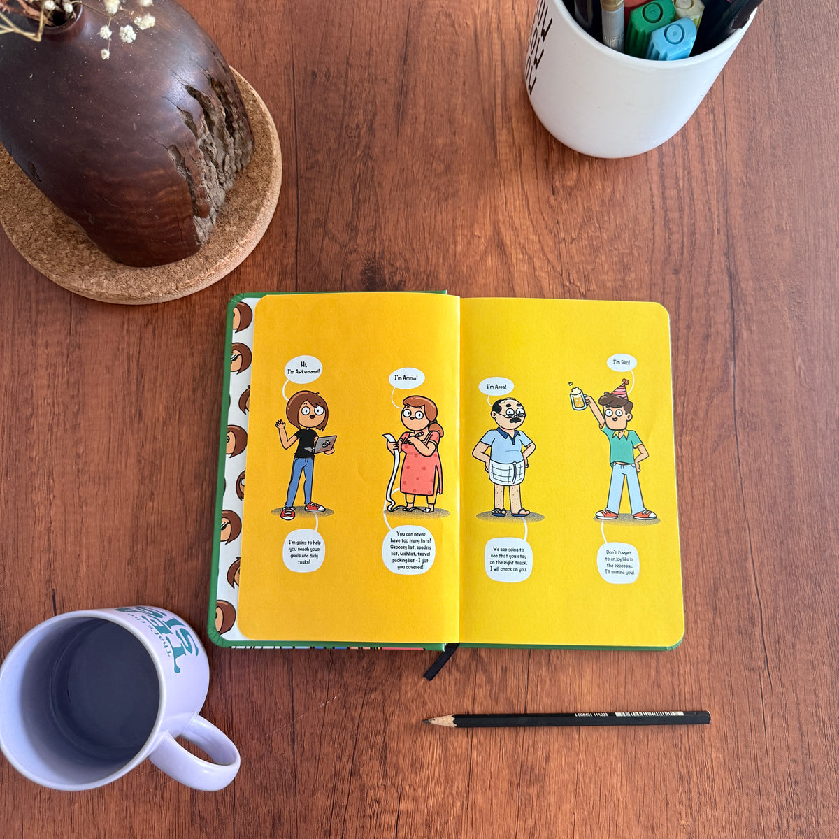 Awkwerrrd Undated Planner | Main Character Energy