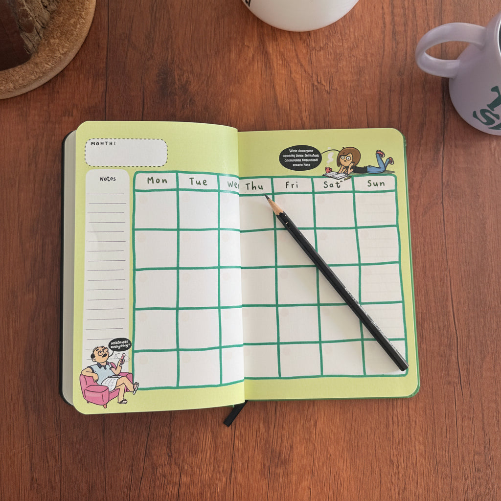 Awkwerrrd Undated Planner | The Whole Family