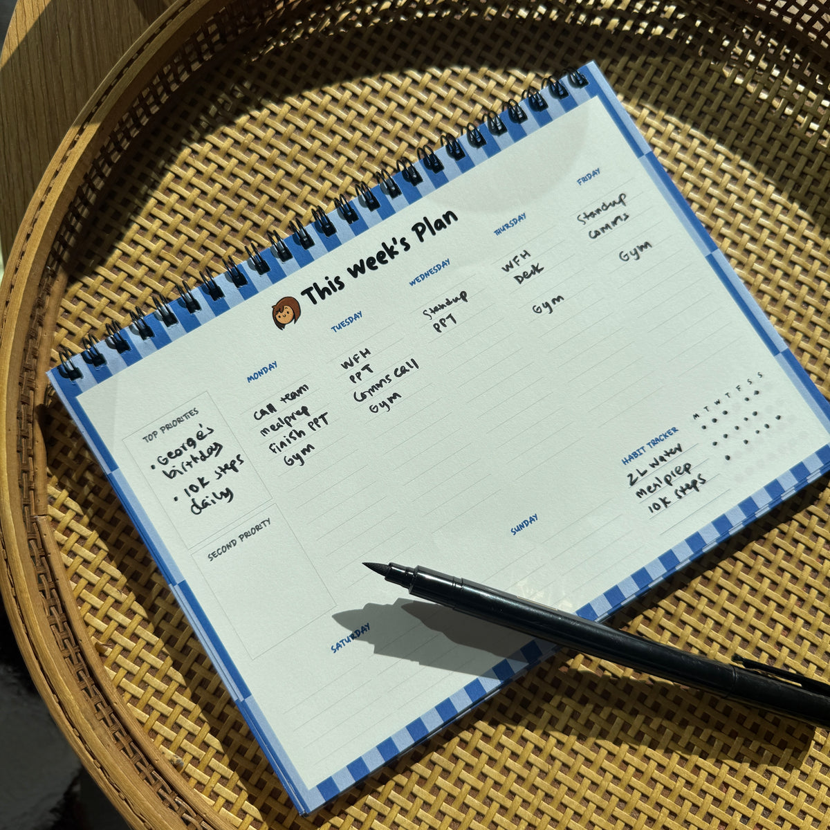 Awkwerrrd Weekly Planner