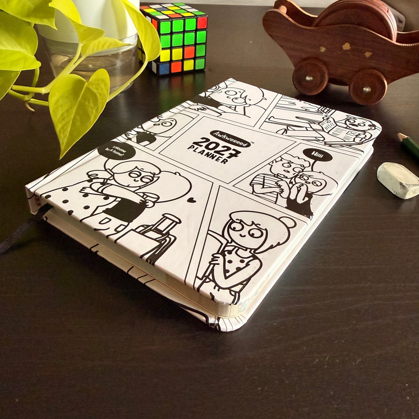 Awkwerrrd Undated Planner | Comic Panels