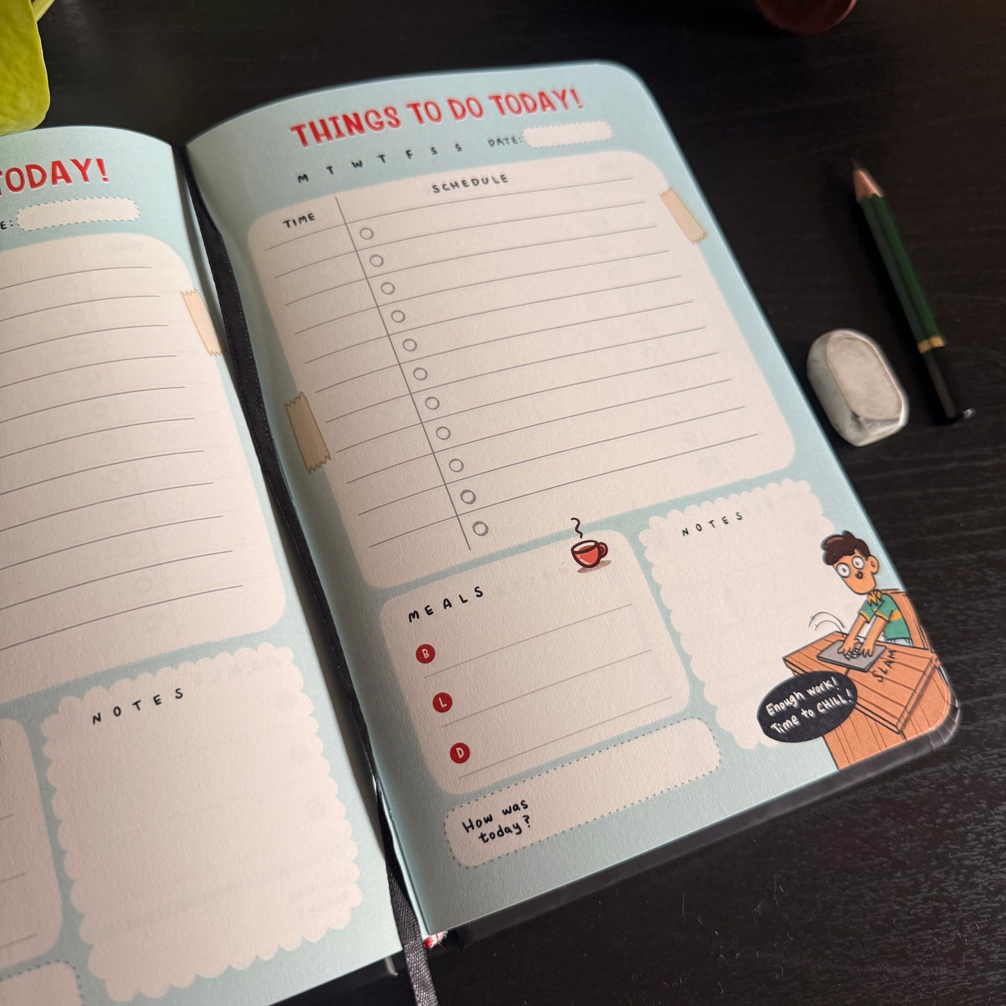 Awkwerrrd Undated Planner | Main Character Energy