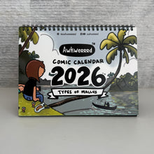 Awkwerrrd Comic Calendar 2026: Types of Mallus!
