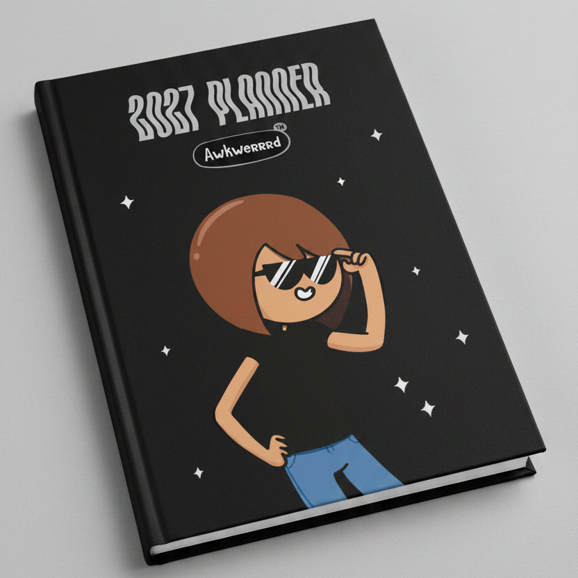 Awkwerrrd Undated Daily Planner (6mos)