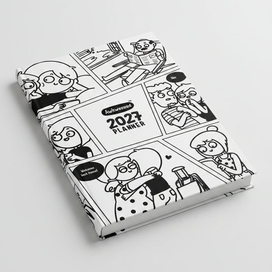 Awkwerrrd Undated Daily Planner (6mos)