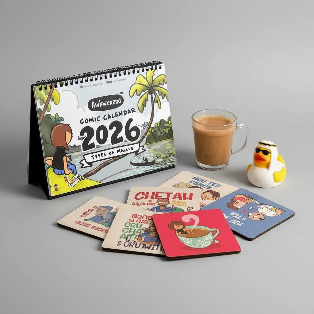 The Comic Calendar & Coasters Bundle
