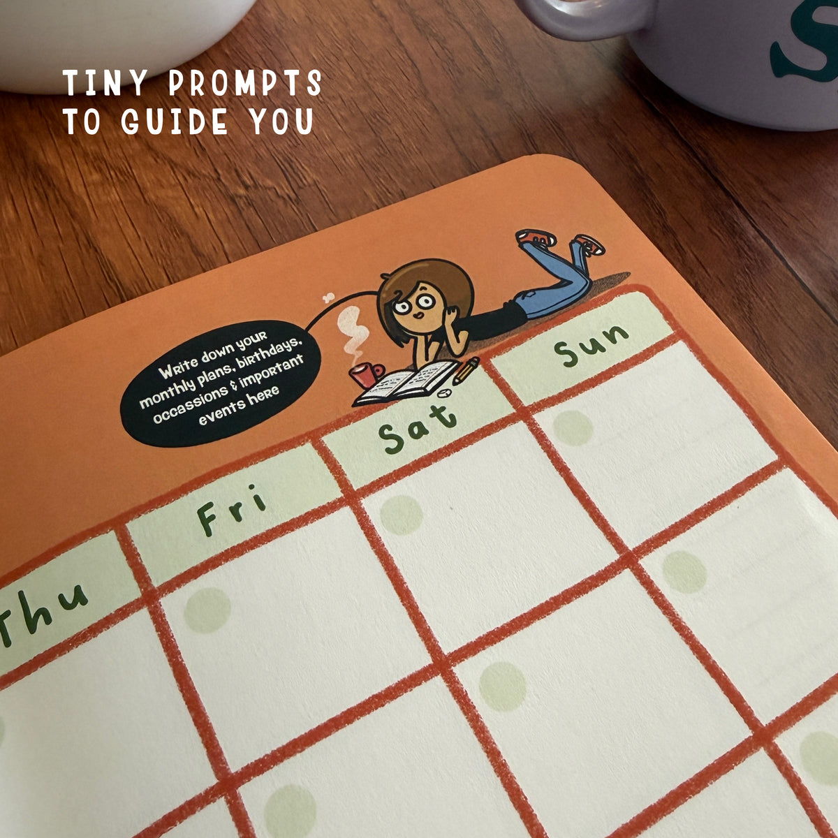 Awkwerrrd Undated Planner | Comic Panels
