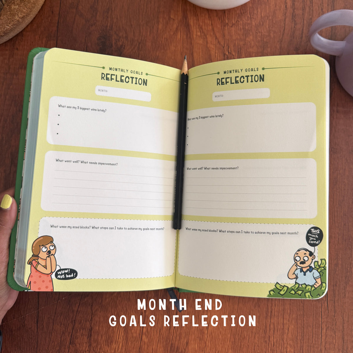 Awkwerrrd Undated Planner | Comic Panels