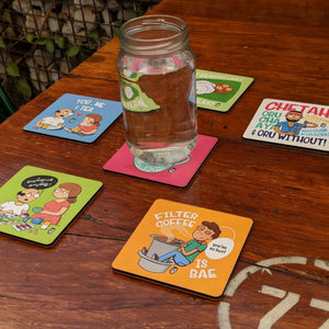 Awkwerrrd Coasters (SET OF 6) - Awkwerrrd