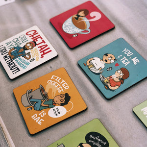 Awkwerrrd Coasters (SET OF 6) - Awkwerrrd
