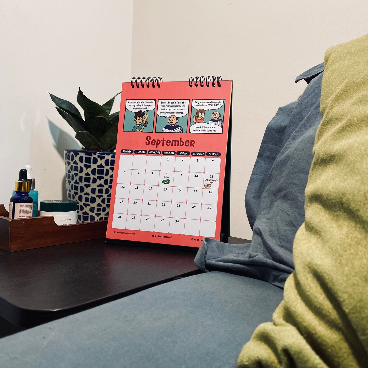 Awkwerrrd Comic Calendar 2022 + Sticker Sheet! - Awkwerrrd